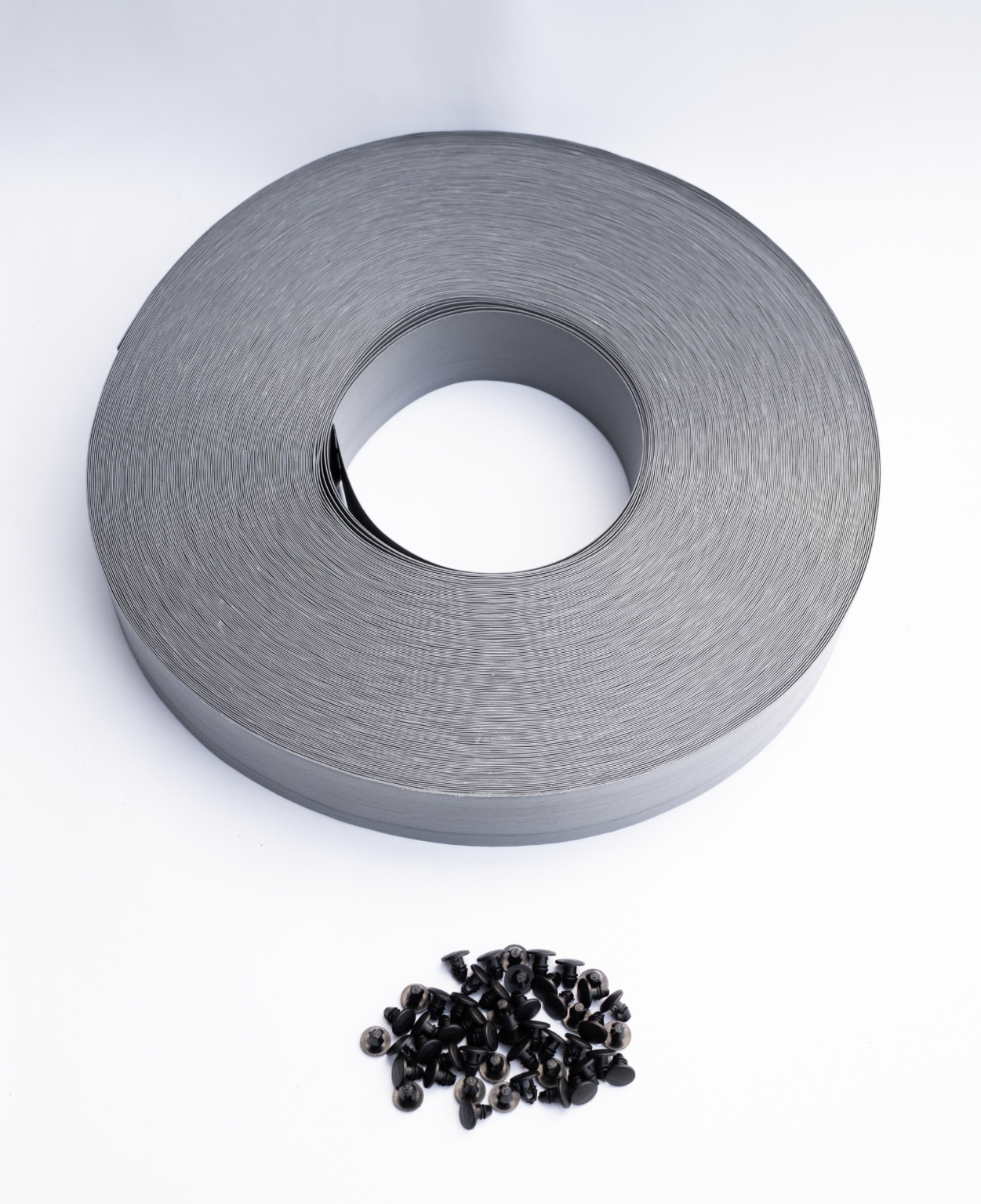 Combo cinta cubre cerco 5m² más broches, color gris
